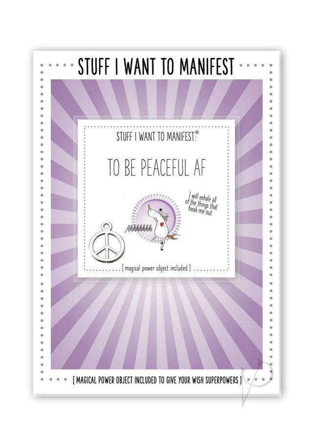 Warm Human Manifest Greeting Card - Peaceful AF