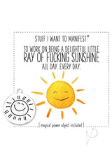 Warm Human Ray Of Fucking Sunshine