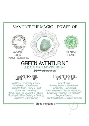Warm Human Green Aventurine