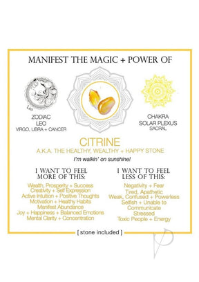 Warm Human Citrine