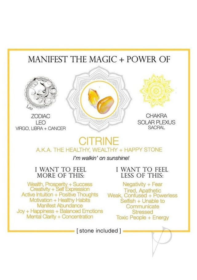 Warm Human Citrine