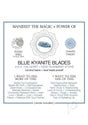 Warm Human Blue Kyanite Blades