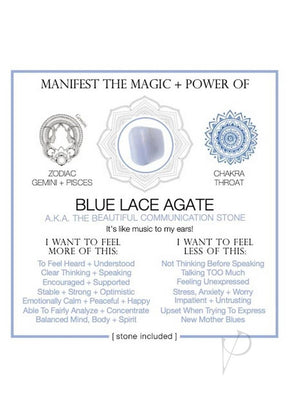 Warm Human Blue Lace Agate