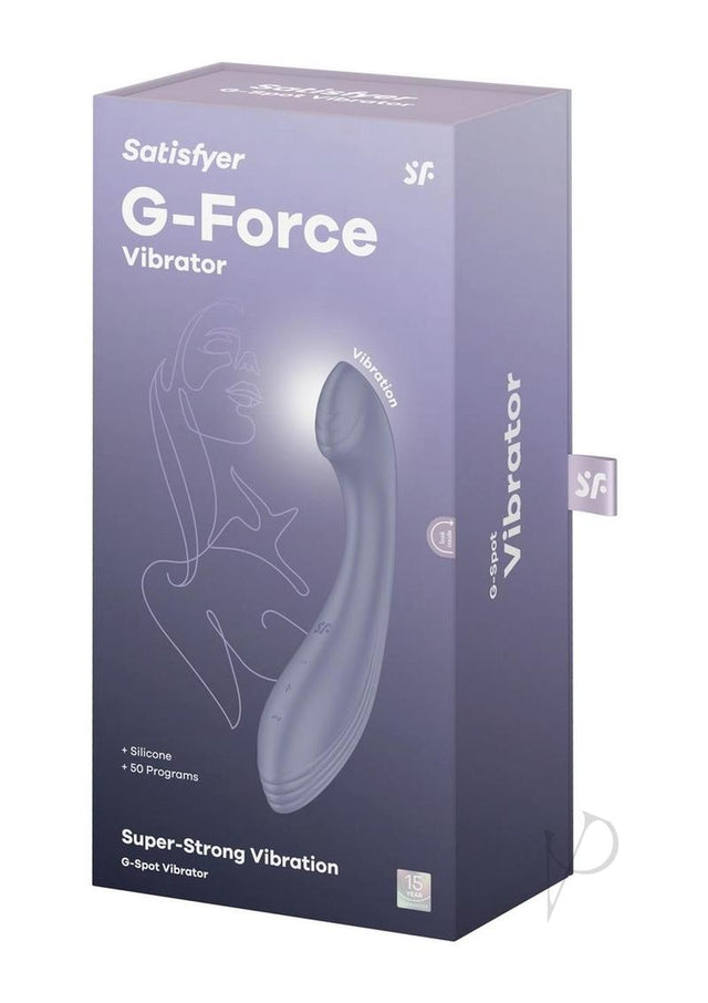 Satisfyer G-Force Rechargeable Silicone Vibrator - Violet