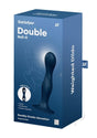 Satisfyer Double Ball-R Silicone Vibrating Balls - Dark Blue