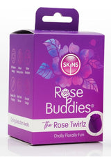 Skins Rose Buddies Rose Twirlz Rechargeable Silicone Clitoral Vibrator - Purple