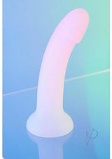 Love to Love Dildolls Galactica Silicone Dildo - Pink/Green