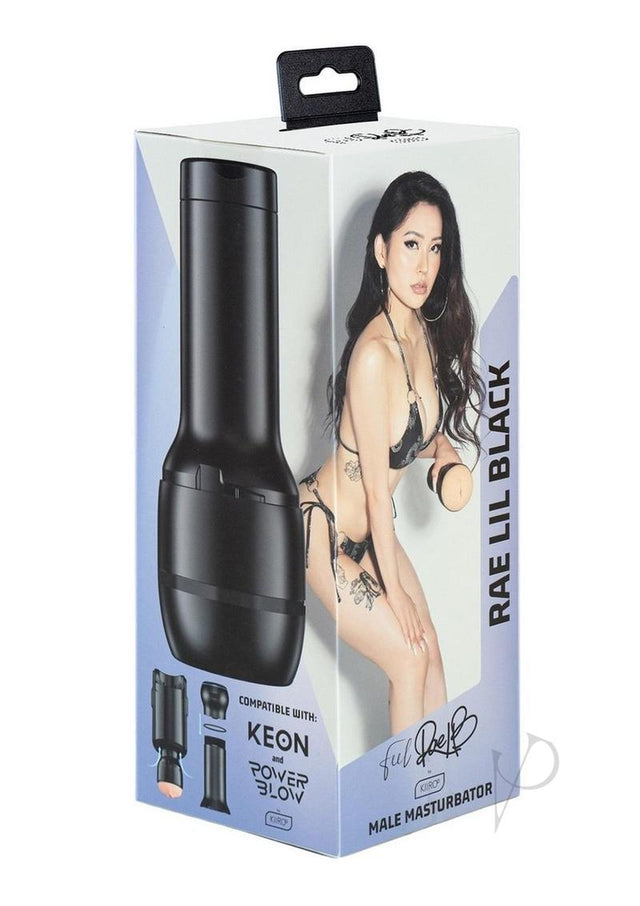 Kiiroo Feel Rae Lil Black Pussy Stroker - PBC - Vanilla