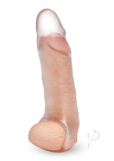 Size Up Girthy Clear View Penis Extender with Ball Loop 2in