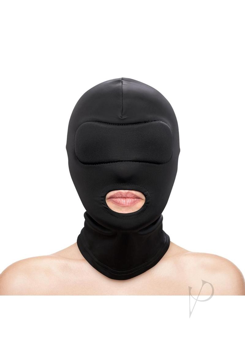 Fetish and Fashion Mouth Hood - Black