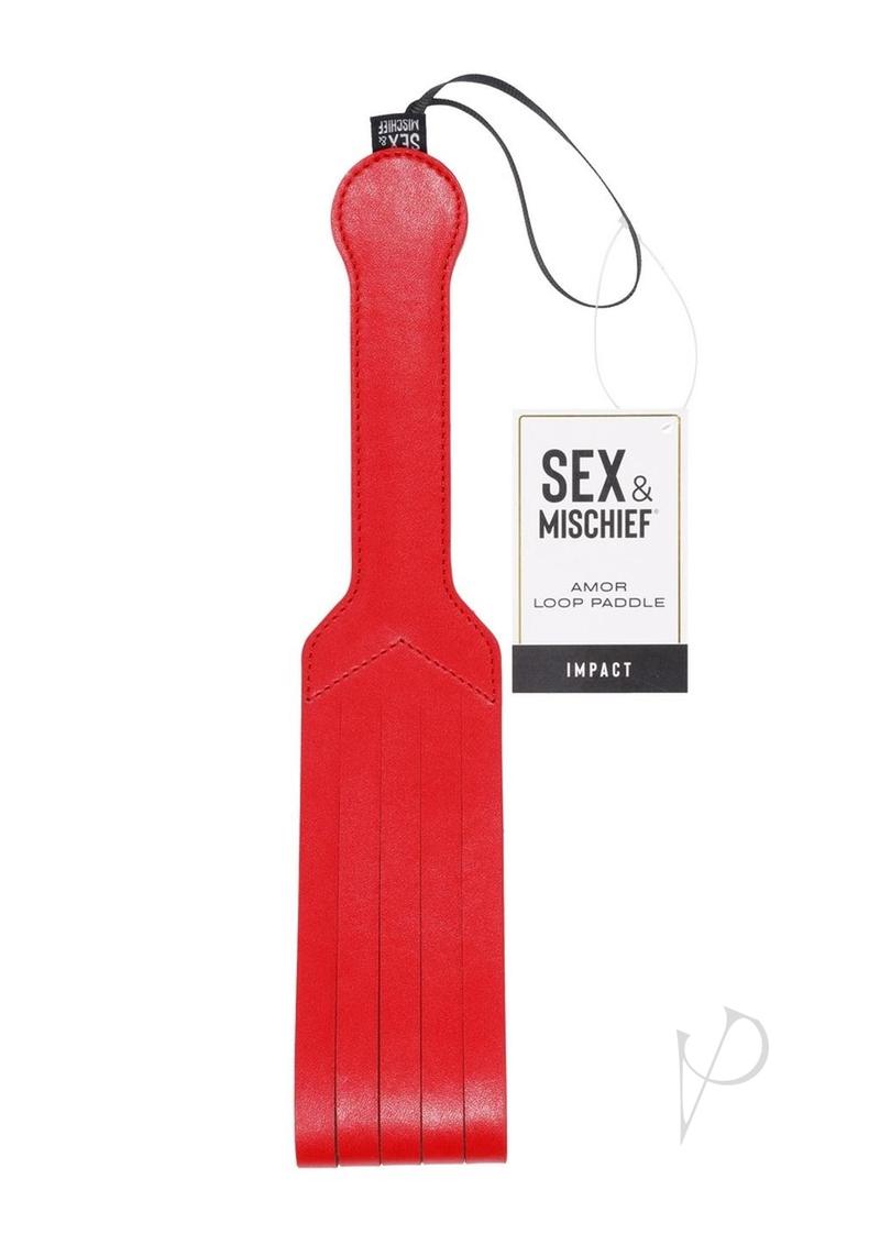 Sex and Mischief Amor Loop Paddle - Red