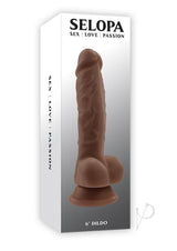 Selopa Dildo 6in. - Chocolate