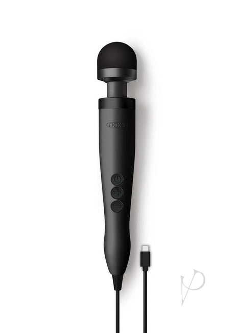 Doxy USB-C Wand Vibrating Body Massager - Matte Black