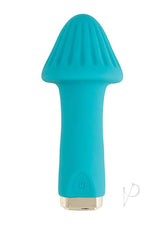 My Secret Shroom Rechargeable Silicone Vibrator - Aqua