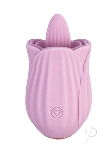 Clit-Tastic Arousing Clit Licker Rechargeable Silicone Clitoral Vibrator - Pink