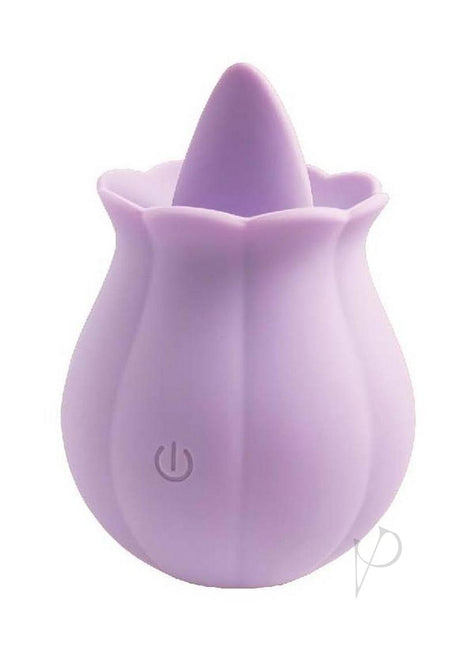 Clit-Tastic Erotic Clit Licker Rechargeable Silicone Clitoral Vibrator - Lavender