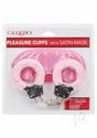 Pleasure Cuffs with Satin Mask - Pink