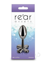 Rear Assets Clover Aluminum Anal Plug - Smoke