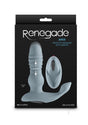 Renegade Apex Rechargeable Silicone Prostate Massager with Remote - Gray