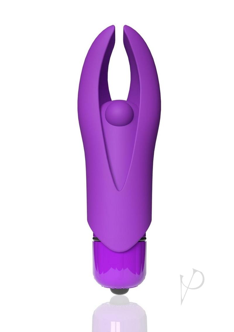 4B Demon Silicone Mini Clitoral Stimulating Vibrator - Grape