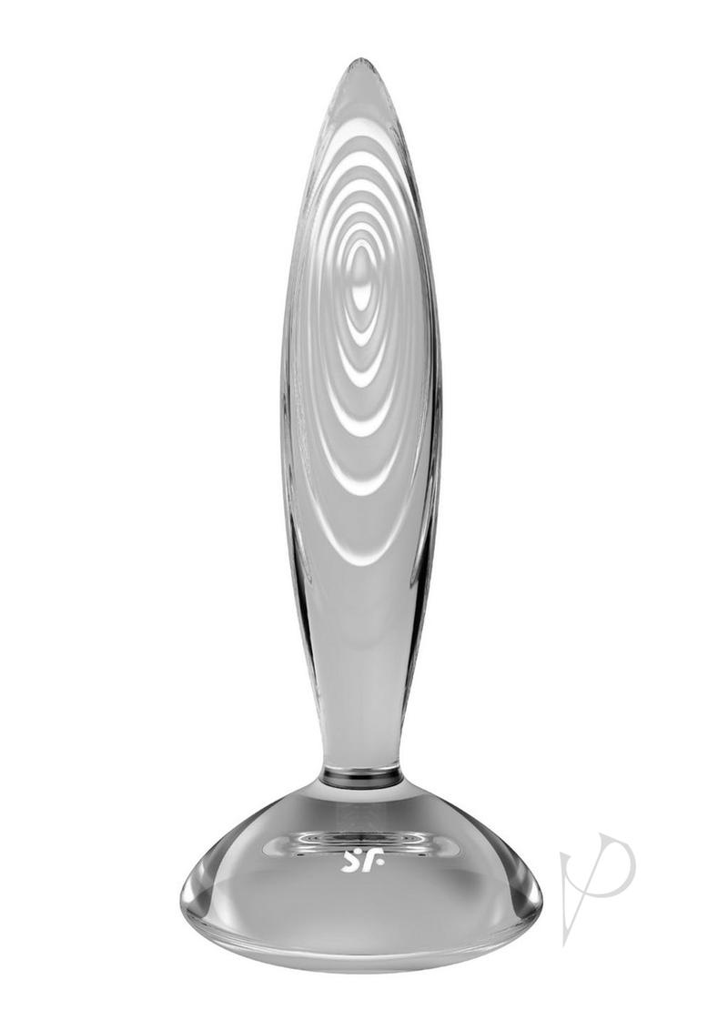 Satisfyer Sparkling Crystal Glass Dildo - Clear