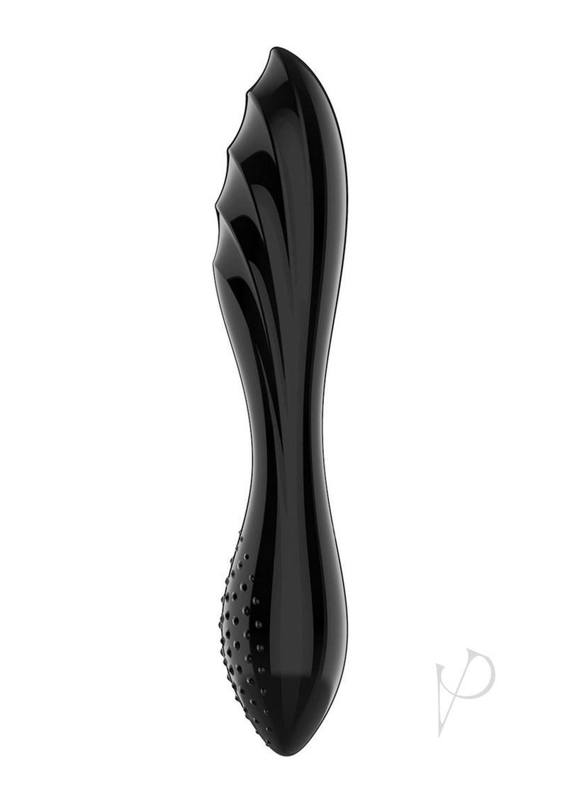 Satisfyer Dazzling Crystal 1 Glass Dildo - Black