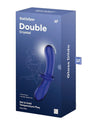 Satisfyer Double Crystal Glass Dildo - Light Blue