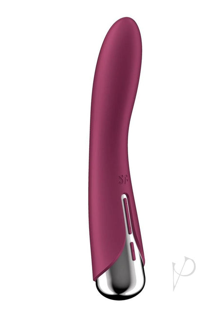 Satisfyer Spinning Vibe 1 Rechargeable Silicone Rotating G-Spot Vibrator - Red