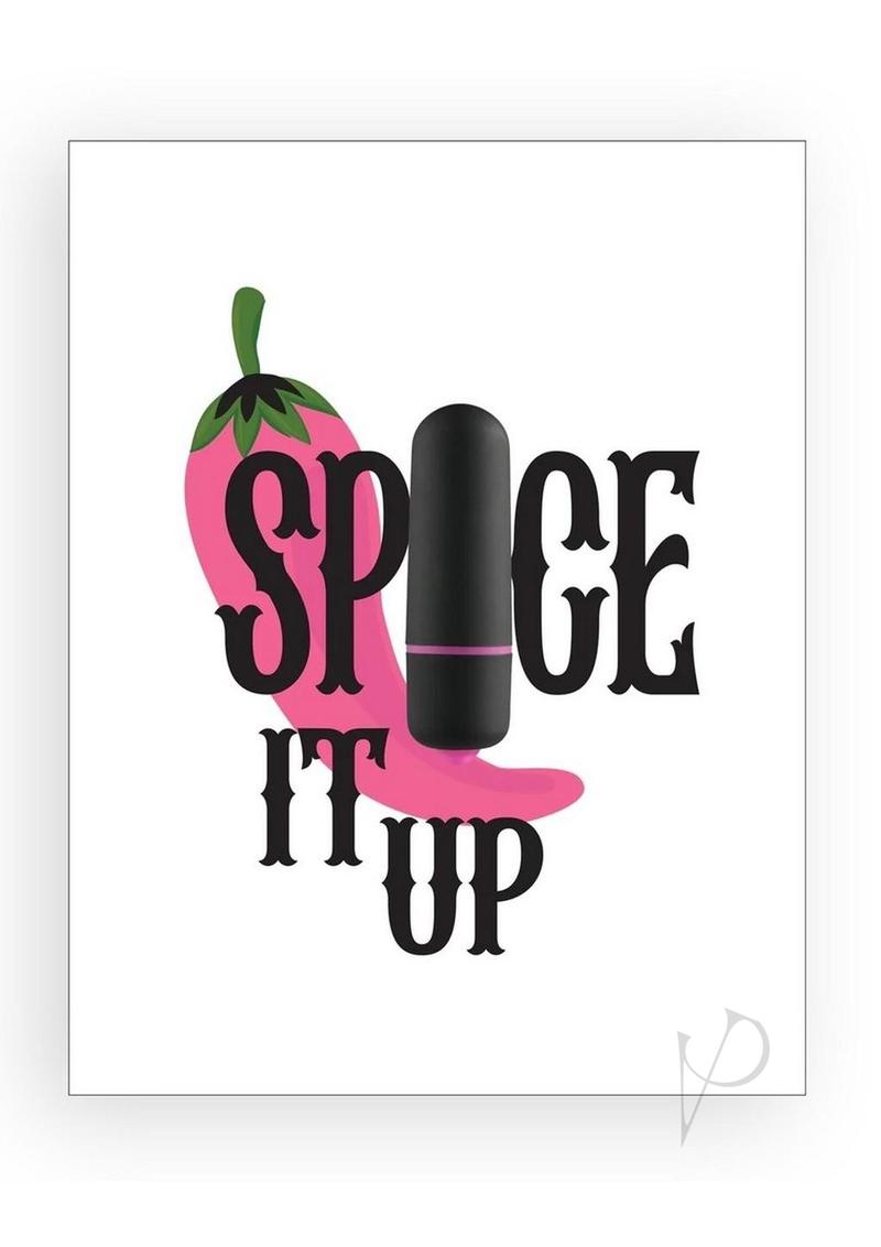 NaughtyVibes Spice It Up Greeting Card