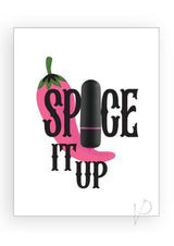 NaughtyVibes Spice It Up Greeting Card