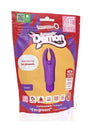 4T Demon Silicone Mini Clitoral Stimulating Vibrator - Grape