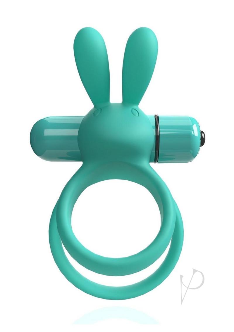 4T Ohare XL Silicone Rabbit Vibrating Cock Ring - Kiwi