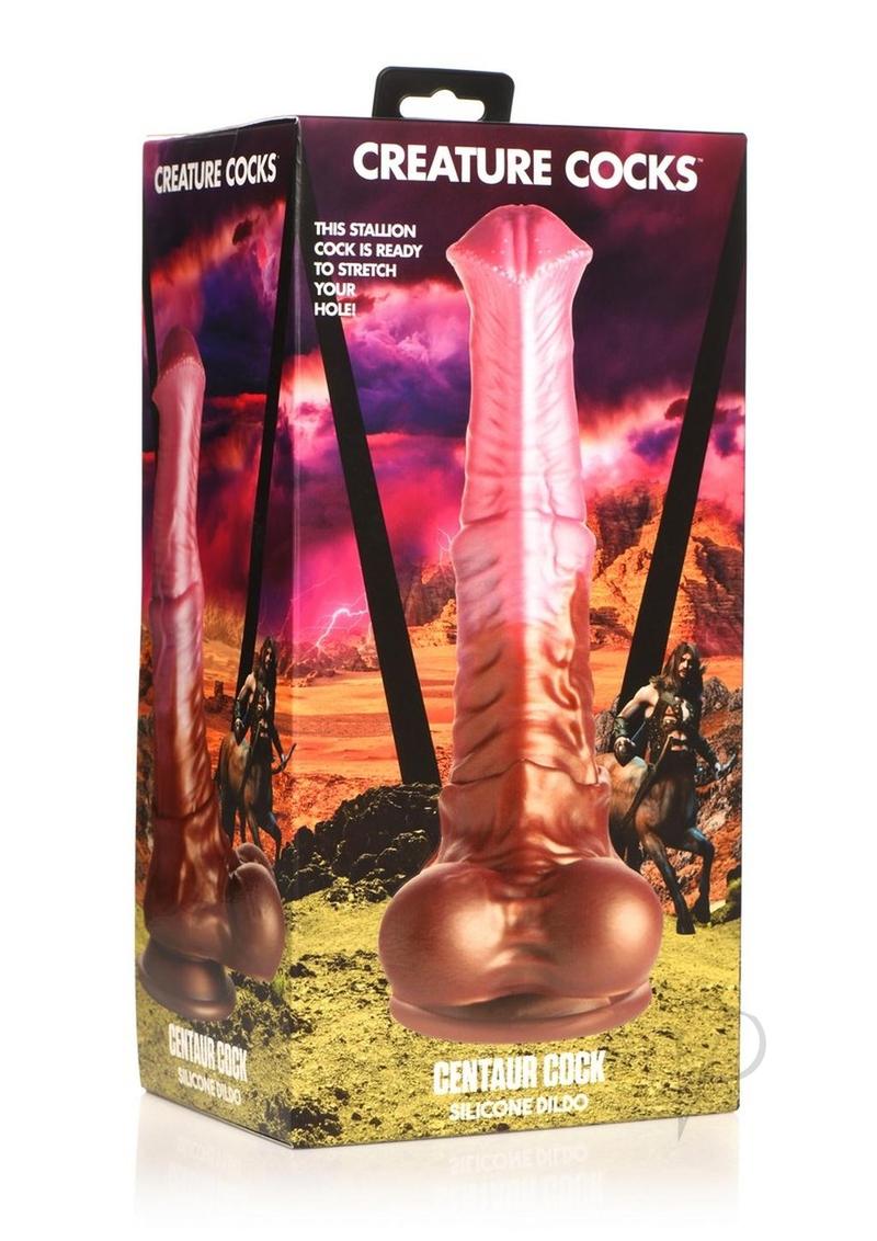 Creature Cocks Centaur Cock Silicone Dildo - Brown/Pink