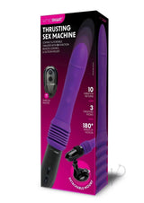 WhipSmart Thrusting Rechargeable Silicone Sex Machine - Purple/Black