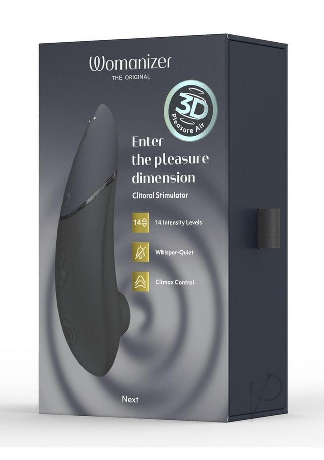 Womanizer Next Rechargeable Silicone Clitoral Stimulator - Black