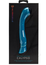Nu Sensuelle Calypso Rechargeable Silicone Roller Motion G-Spot Vibrator with Clitoral Stimulation - Turquoise