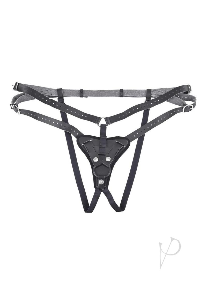 Aurora High Waisted Strap-On - Black