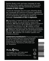 Earthly Body Hemp Seed Edible Massage Oil Pineapple 8oz