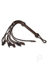 Prowler RED Leather Flogger - Brown