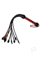 Prowler RED Short Handle Flogger - Red/Black