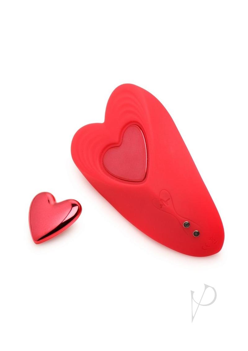 Frisky Love Connection Silicone Panty Vibe with Remote Control - Red