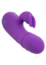 California Dreaming Manhattan Beach Marvel Rechargeable Silicone Rabbit Vibrator - Purple