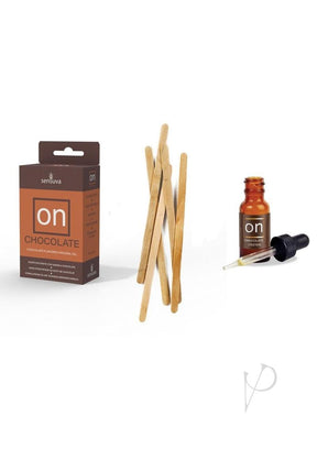 On Chocolate Arousal Oil 5ml Medium Box 12 Piece + Tester/Sticks Refill Kit