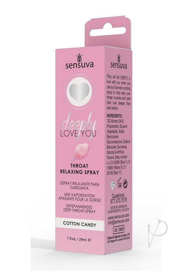Deeply Love You Throat Relaxing Spray Cotton Candy 1oz