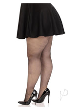 Leg Avenue Spandex Micro Net Tights - 1X/2X - Black
