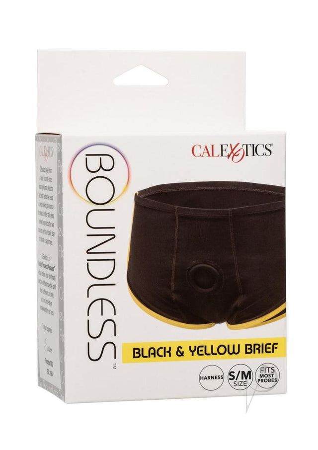 Boundless Black and Yellow Brief - Small/Medium