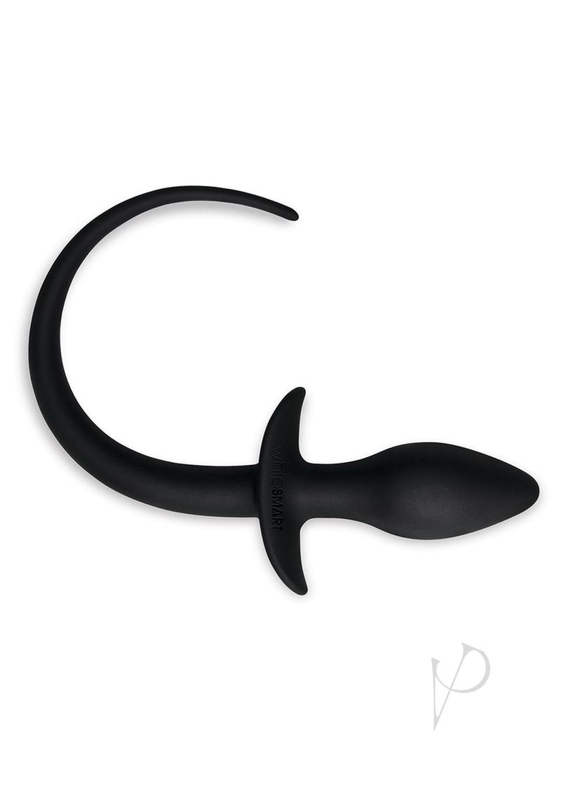 Whipsmart Play Tails Silicone Doggy Tail 3in - Black