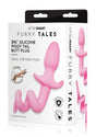 Whipsmart Play Tails Silicone Piggy Tail 3in - Pink