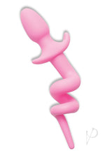 Whipsmart Play Tails Silicone Piggy Tail 3in - Pink