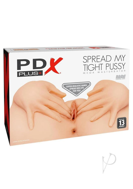 PDX Plus Spread My Tight Pussy Masturbator - Vanilla